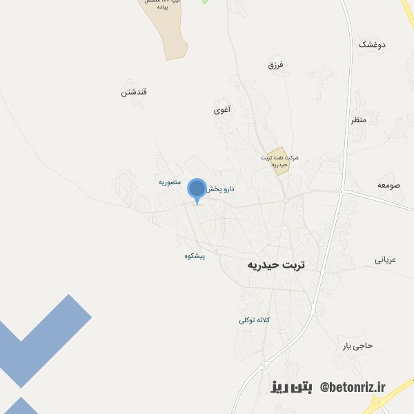 البرز بتن تربت حیدریه