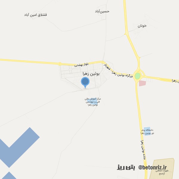 بتن بویین دشت زهرا
