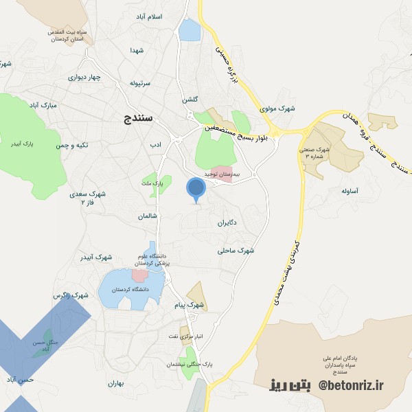 خانه بتن سنندج