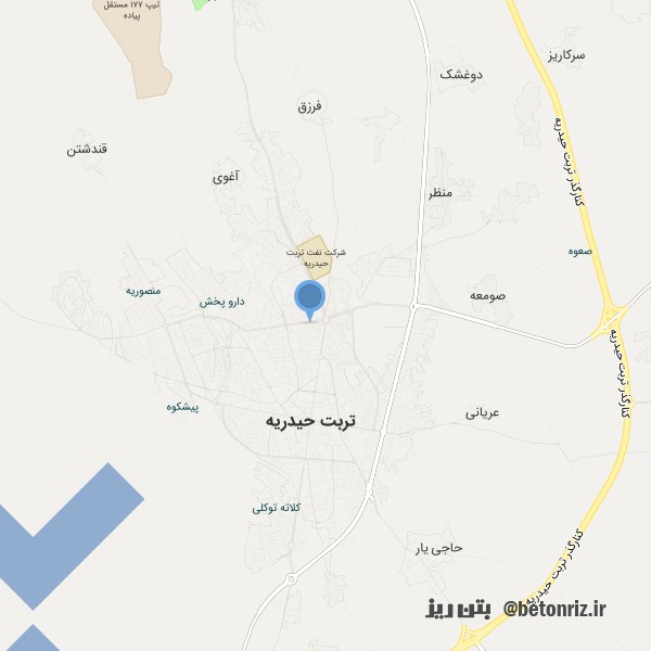 پارسیان بتن آماده تربت حیدریه