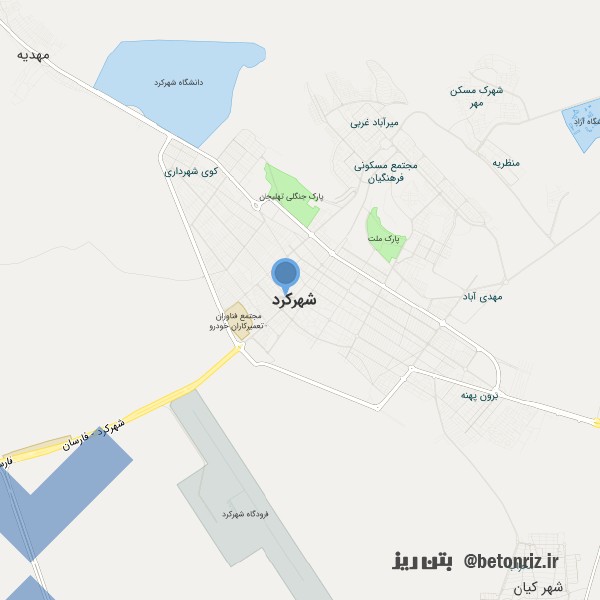 پارسیان بتن آماده شهرکرد